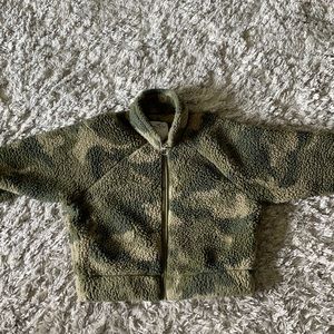 Hollister camo zip up